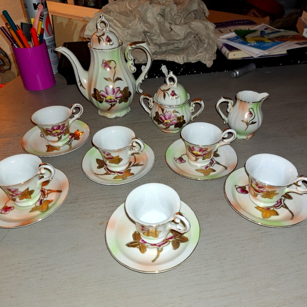 Antique tea set